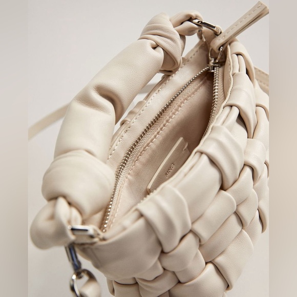 Mango Braided Cream Bag - Picture 5 of 10